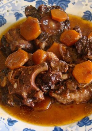 A picture of Oxtail or Beef Tail Stew (Pressure Cooker).