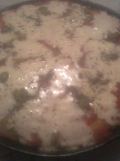Una foto de Pizza casera batida