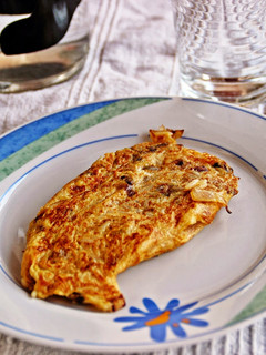 Una foto de Tortilla de arroz y cebolla