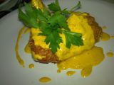 Alitas de pollo rebozadas al limón con salsa Piamonteza