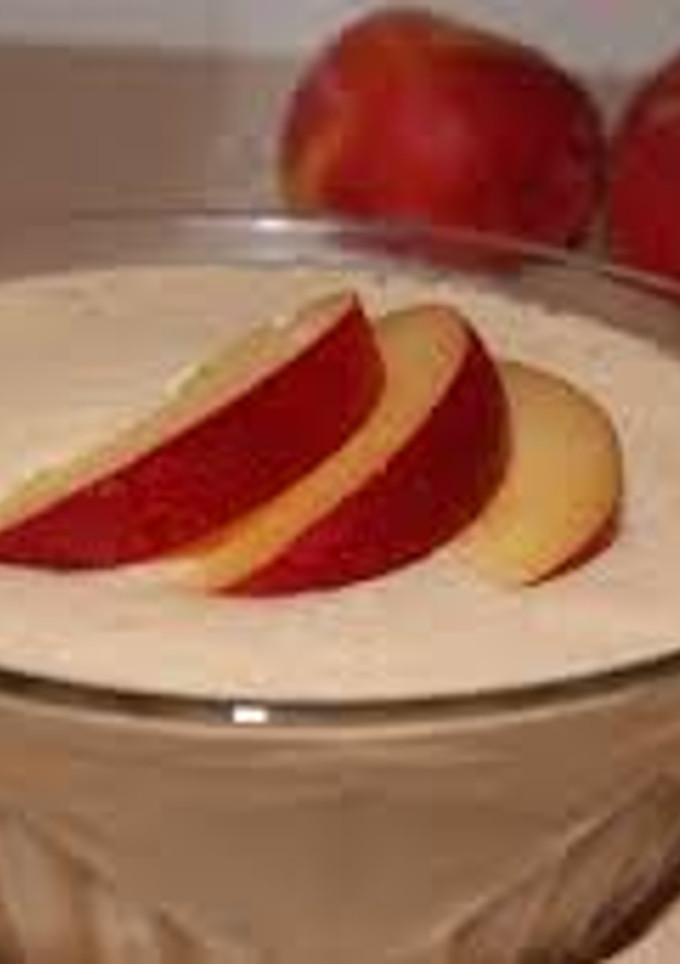 Una foto de MOUSSE DE MANZANA