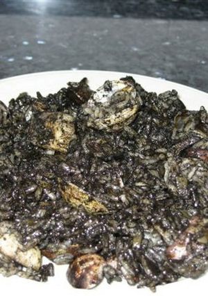 Una foto de Arroz Negro
