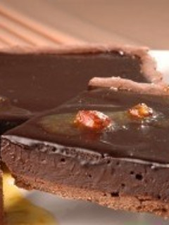 Una foto de Tarta de dulce de leche y chocolate