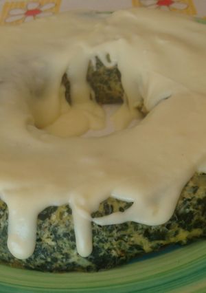 Una foto de Budín de espinaca