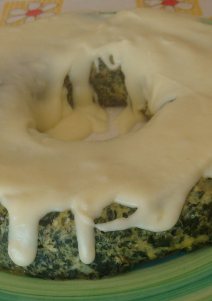 Una foto de Budín de espinaca