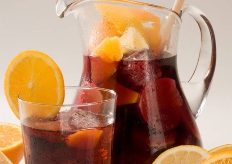 como preparar sangria roja