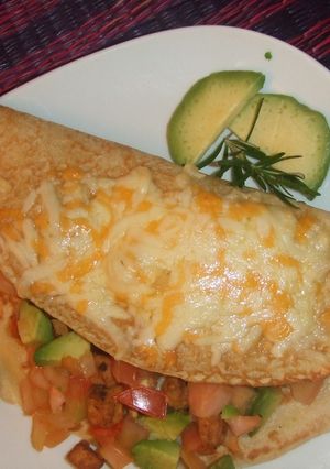 Una foto de Masa básica para crêpes 