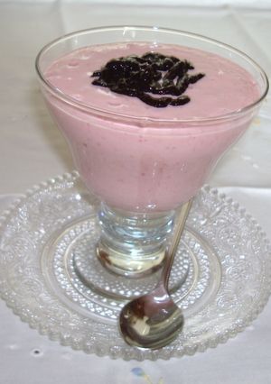 Una foto de Mousse de fresas (Carme)