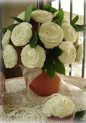 Una foto de Cupcake Bouquet