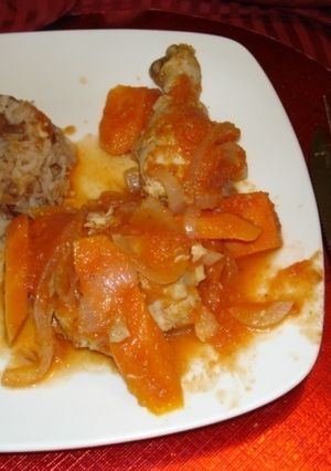 Una foto de Pollo haitiano