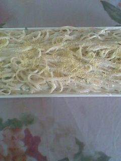 Una foto de Pasta en salsa de queso