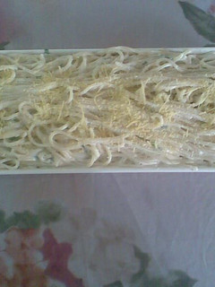 Una foto de Pasta en salsa de queso