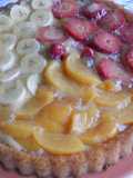 Tarta de frutas de temporada