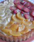 Tarta de frutas de temporada