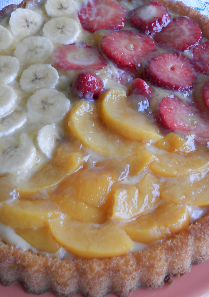 Una foto de Tarta de frutas de temporada