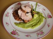 Una foto de salsa mantequilla pistacho