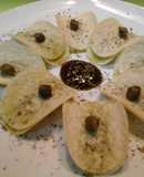 Crujiente de pesto con roquefort 