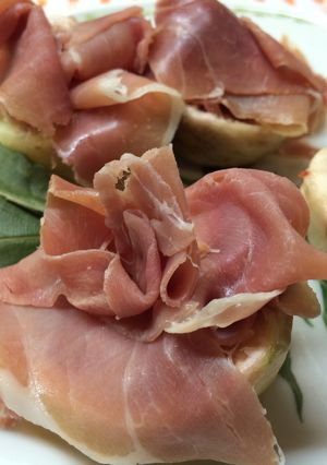 Una foto de Los higos con jamón