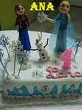 Torta princesas de frozen cumpleaños Lara