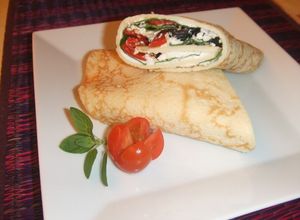 Foto principal de Crepê nogada de espinacas y requesón