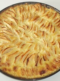 Una foto de Tarta cremanzana