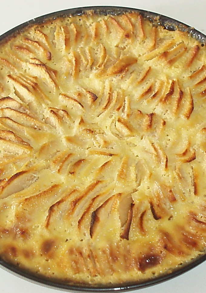 Una foto de Tarta cremanzana
