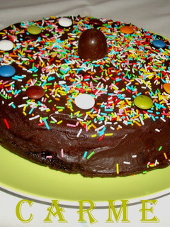 Una foto de Tarta mascarpone con cobertura de chocolate