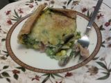 Quiche con las tortitas mexicanas