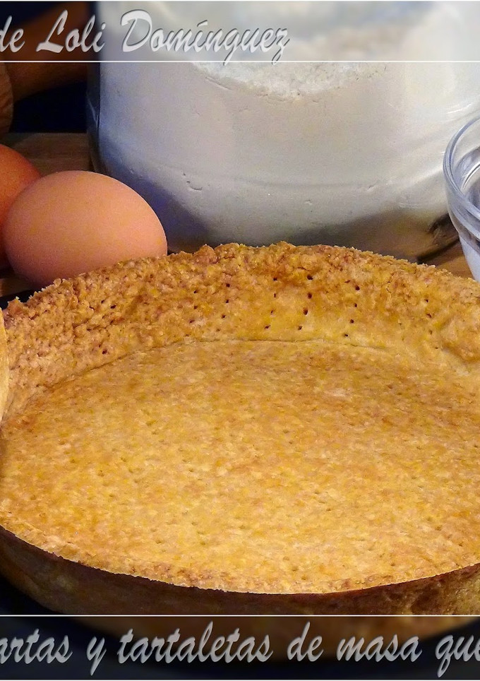 Una foto de Base para tartas y tartaletas de masa quebrada dulce