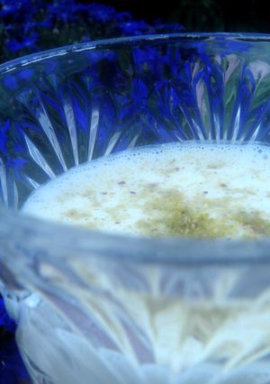 Una foto de Lassi de pistacho
