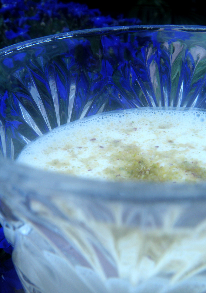 Una foto de Lassi de pistacho