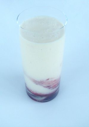 A picture of Cheesecake Lassi.