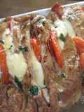 Lomo relleno de nueces