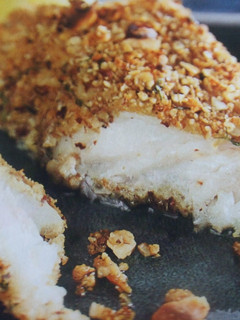 Una foto de Pescado almendrado al horno
