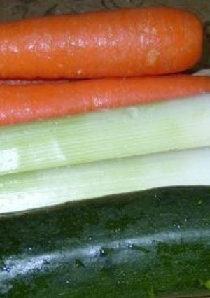 Una foto de Sopa fría de zanahorias