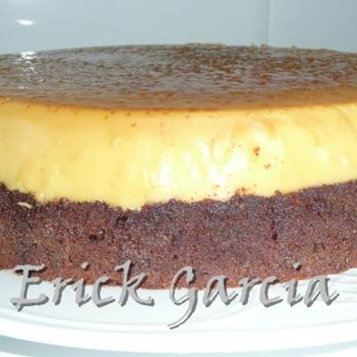 Chocoflan o torta imposible (muy simple y fácil) Receta de ERICK GARCIA-  Cookpad