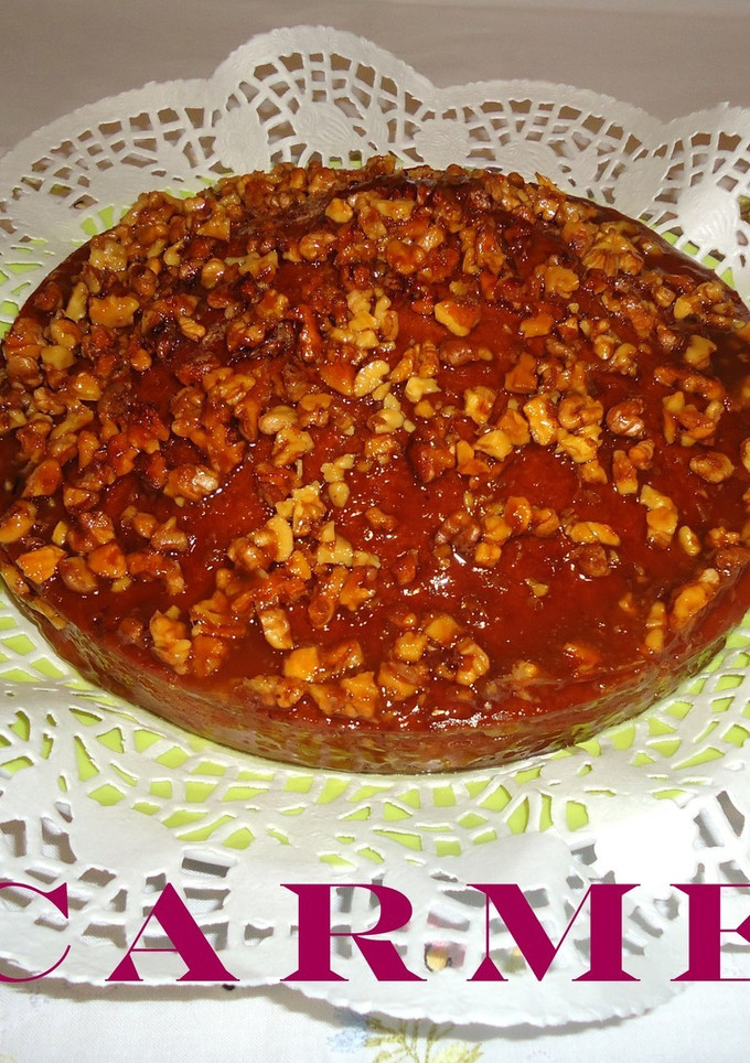 Una foto de Bizcocho de nueces y miel