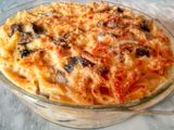 Timbal de pavo y macarrones