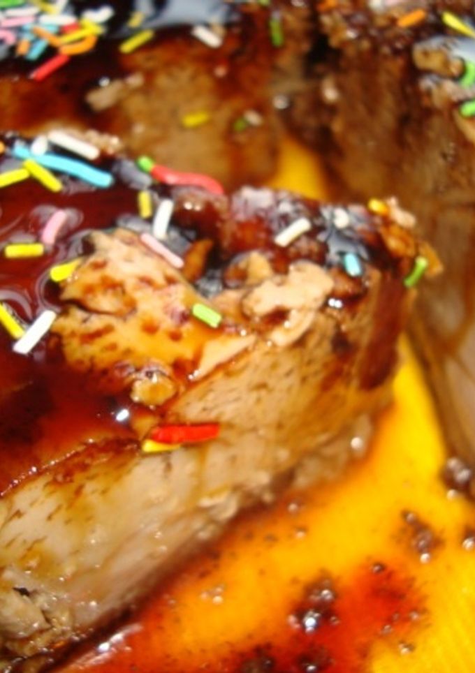 Una foto de Flan de huevo caramelizado