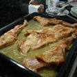 Espaldas de cabrito al horno