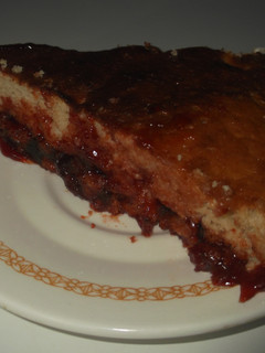 Una foto de Torta trocitos de membrillo