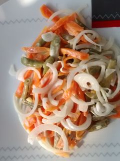 Una foto de Ensalada al vapor