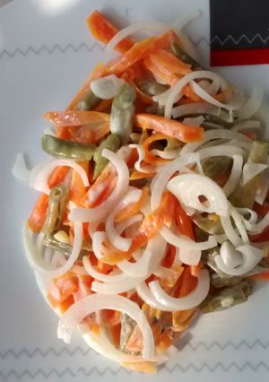 Una foto de Ensalada al vapor