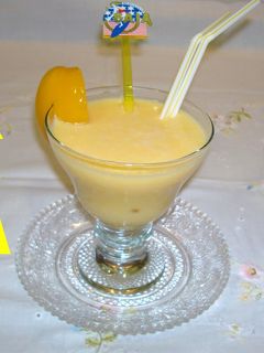 Una foto de Yogur al melocotón