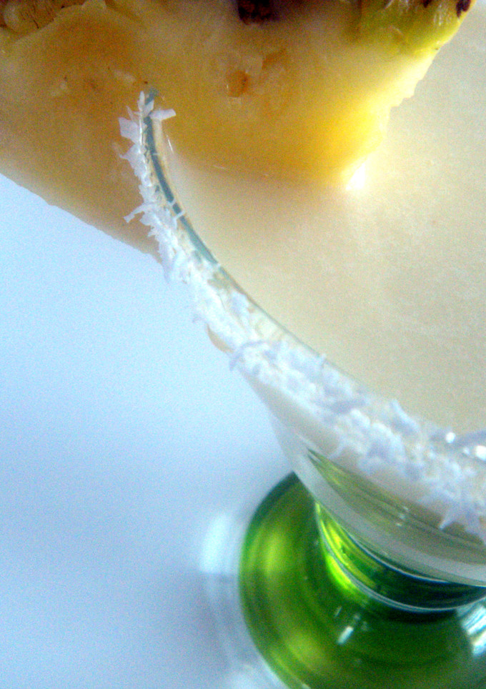 Una foto de Lassi de piña colada