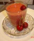 Chupito o gazpacho de cerezas Arzak