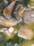 Costillas de puerco con hongos silvestres