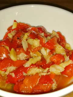 Una foto de Bacalao con pimiento rojo (Esgarraet valenciano)