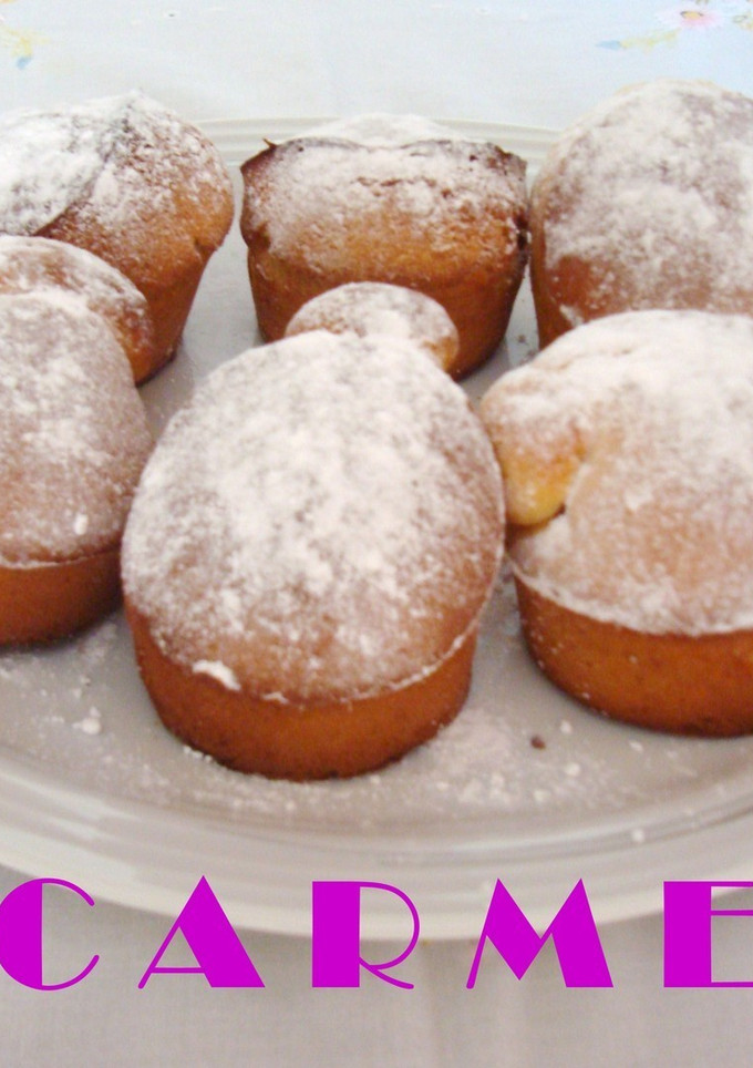 Una foto de Muffins con azúcar glas