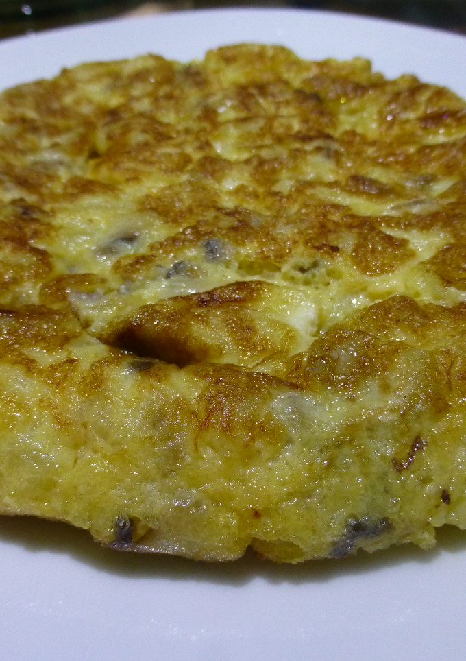 Una foto de Tortilla de patata con champiñones